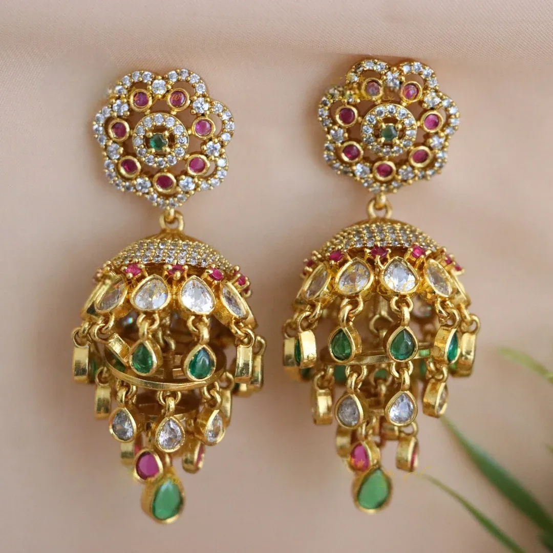 Exquisite Jhumka Earrings for Festive Elegance